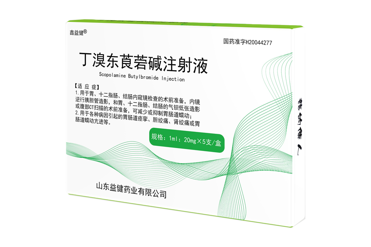 丁溴東莨菪堿注射液